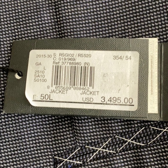 Very High End Sportcoat by Giorgio Armani - NWT - SIZE 40L US - Picture 6 of 7